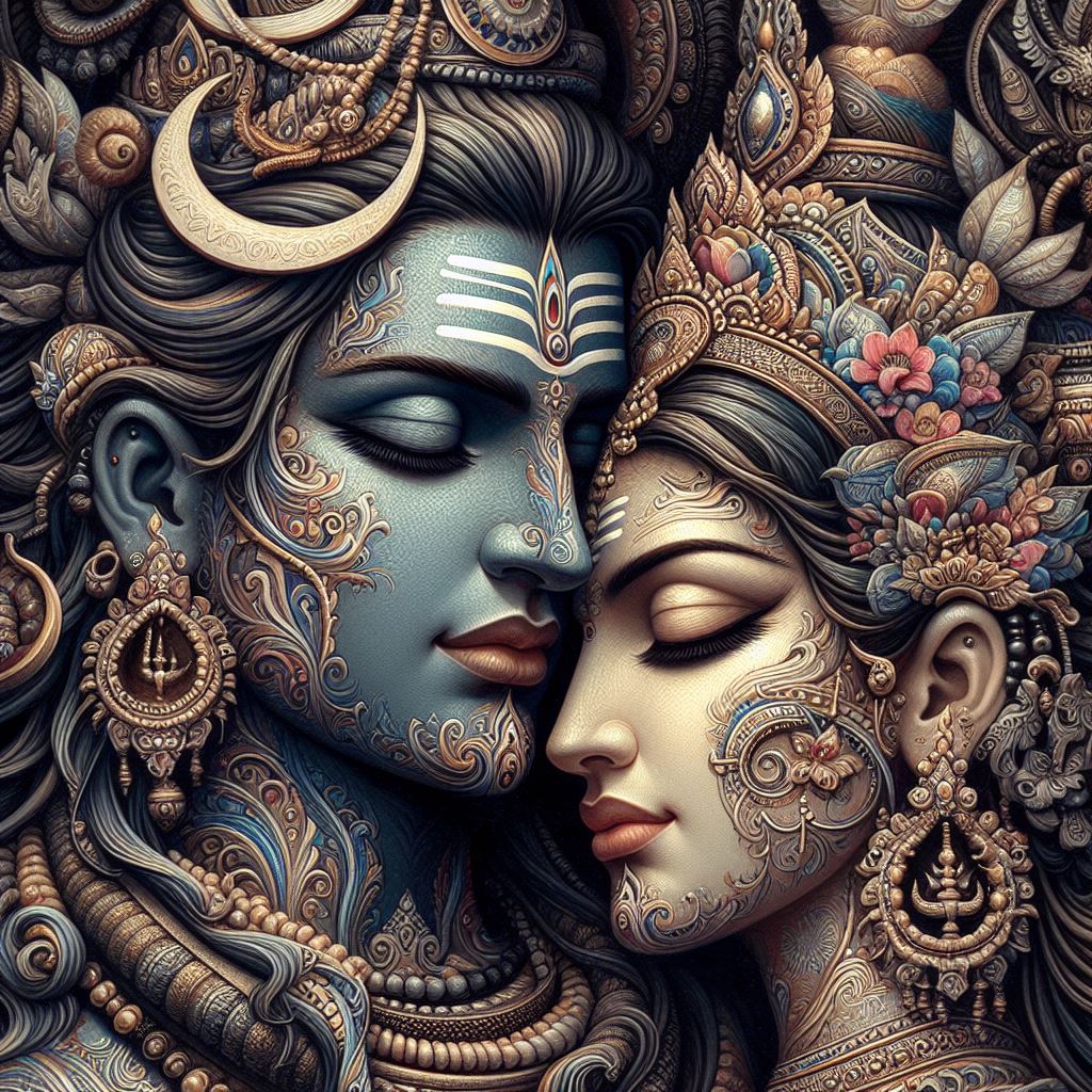 Shiva and Parvati