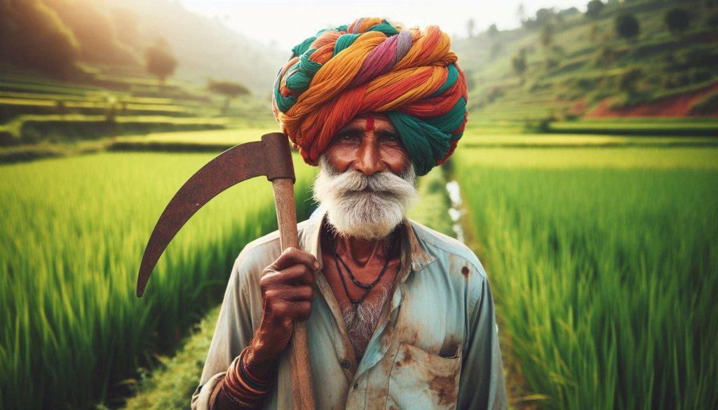 download Indian Farmer image from bharatpix