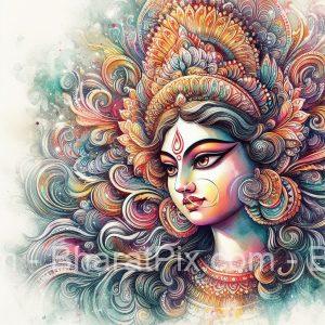 Bharatpix free download Maha Durga image