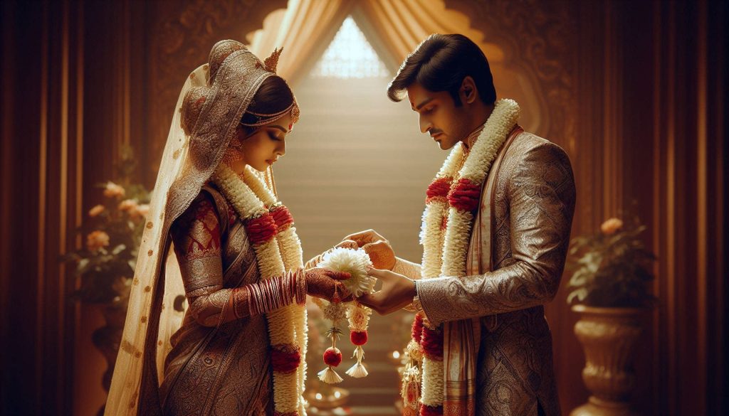 AI-generated Indian wedding images