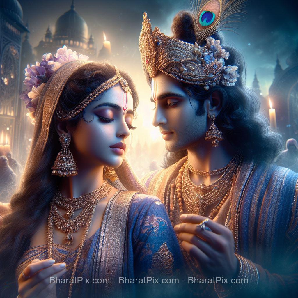 Radha Krishna Free AI Images