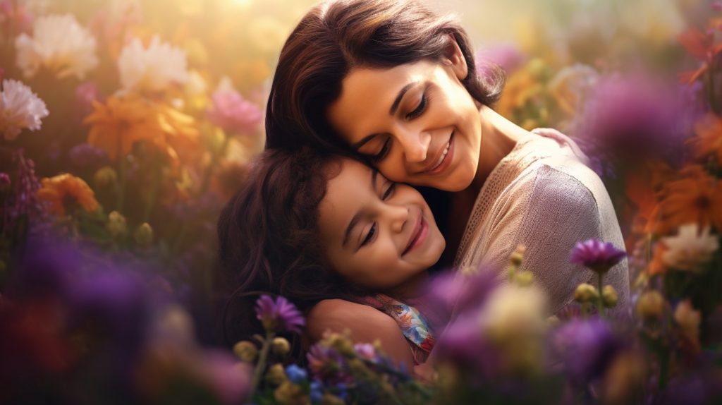 Indian mother day AI generated free image