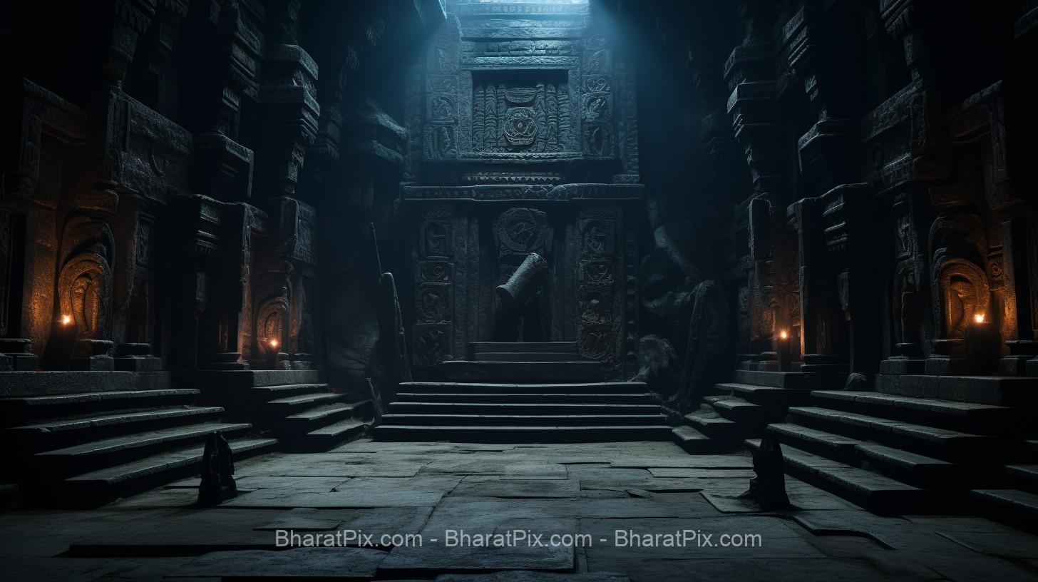 AI-Generated Images of Ancient Temples