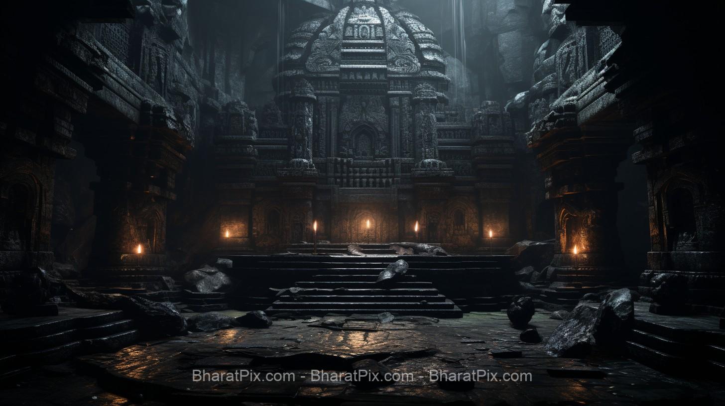 AI-Generated Images of Ancient Temples