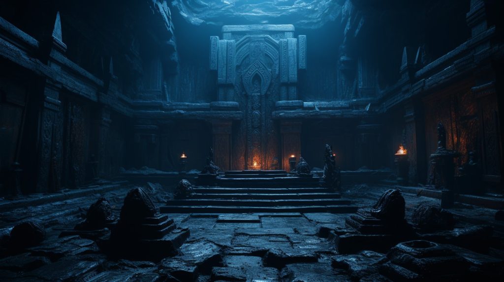 AI-Generated Images of Ancient Temples