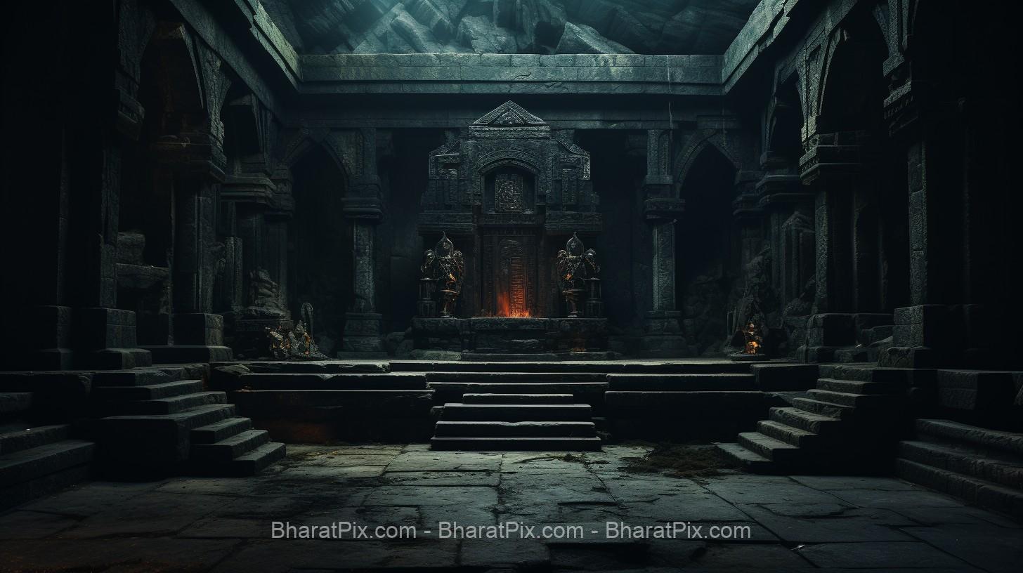 AI-Generated Images of Ancient Temples