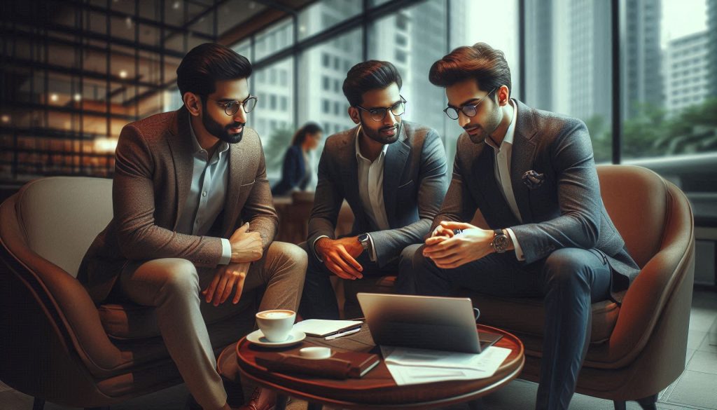 Indian corporate life AI generated