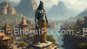 Ganga Riverside AI image of India