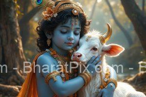 Little Krishna AI generated