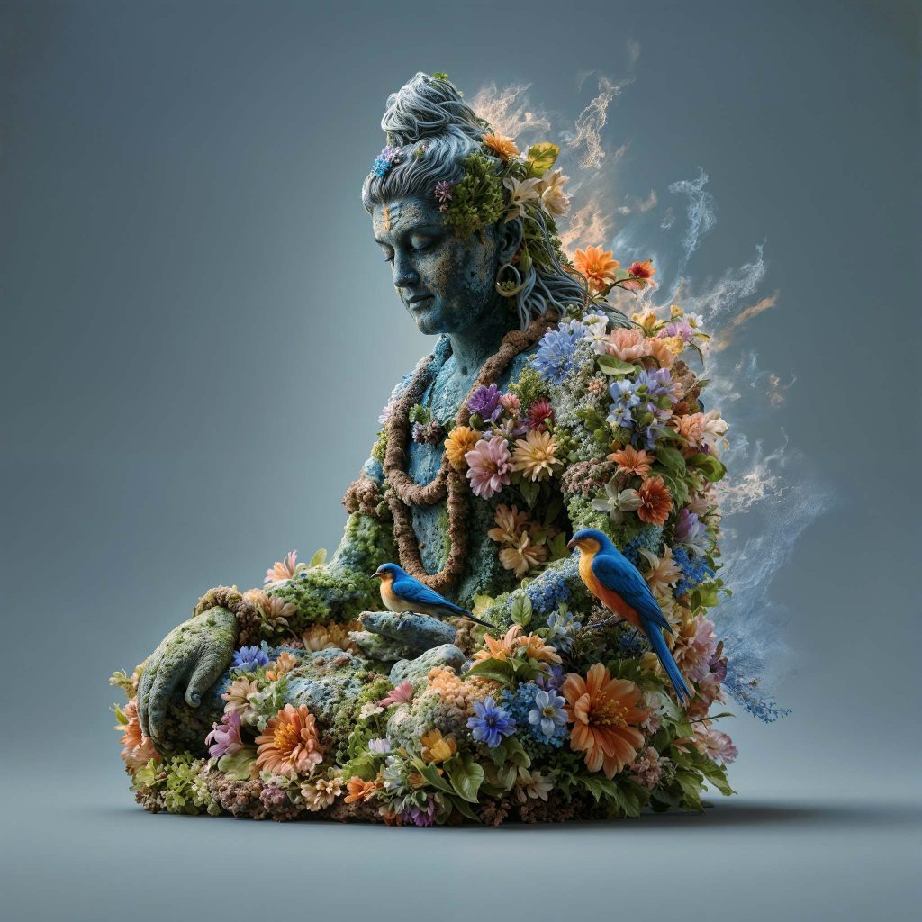 Download Shiva Krishna AI Images