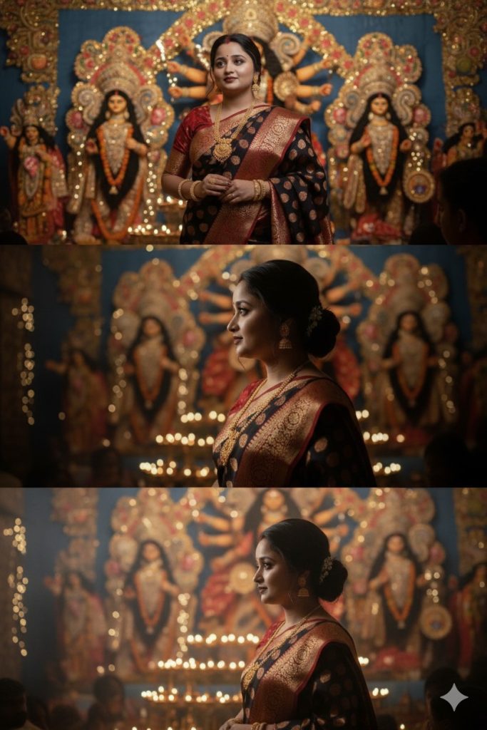 Trending Gemini Viral Durgapuja Promtps for Girls